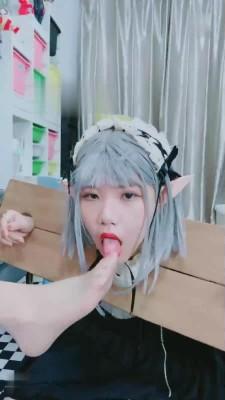 【美离子】枷锁囚禁女奴/吃原味袜子发骚 bf17399