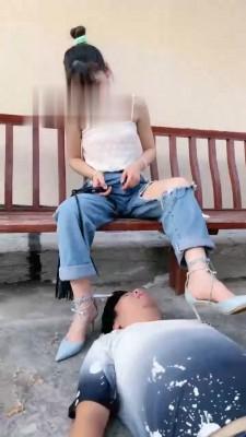 【ccyouer】御姐户外高跟凉鞋踩双狗 bf17351