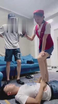 【芋圆】空姐把乘客当狗虐 bf15489