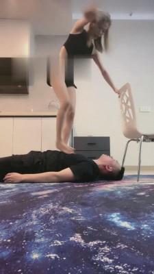 【樱木花椒】小白鞋全体重踩踏 bf15545