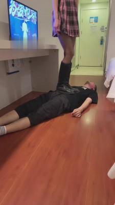 【于努力】长靴素人小姐姐首调 bf15255