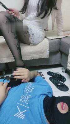 【月小主】逛街后的臭丝袜羞辱狗 bf15281