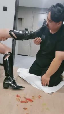 【夏芙】皮靴问候家奴 bf14999