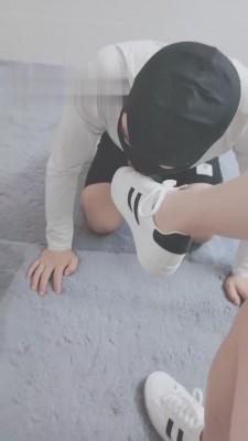 【灵竹】小白鞋开发贱狗 bf14978