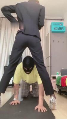 【暴力美学】白领职业踢踹家奴 bf12760