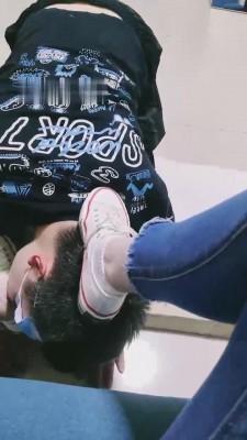 【露娜】帆布鞋白袜蹂躏 bf14720