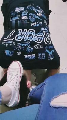 【露娜】帆布鞋白袜蹂躏 bf14720