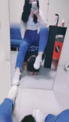 【露娜】帆布鞋白袜蹂躏 bf14720