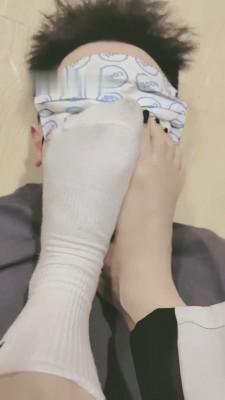 【妮蔻】运动后原味棉袜羞辱狗 bf14600