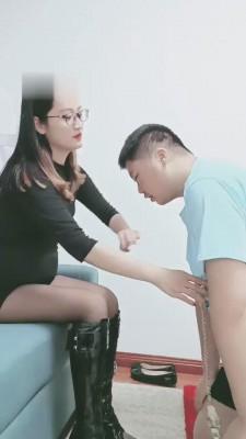 【执念】长靴S花样刑罚惩罚肥狗 bf14243