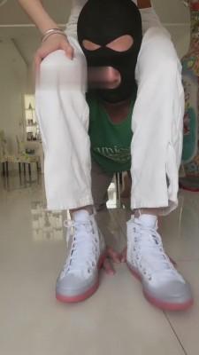 【万一】运动女神匡威白袜虐狗奴 bf14133