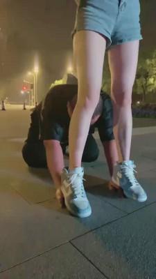 【樱桃大大】夜跑偶遇抖M狗奴才 bf14166