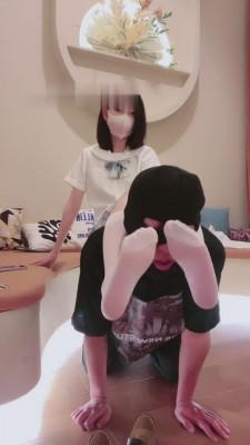 【甜心】JK学生S白丝羞辱师兄 bf14110