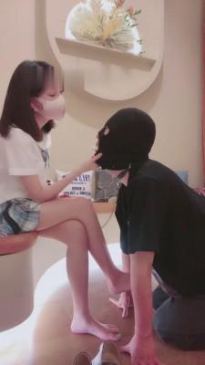 【甜心】JK学生S白丝羞辱师兄 bf14110