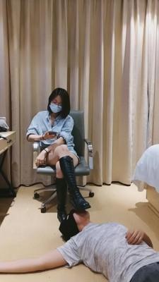 【广州小鱼姐姐】靴子喂食专场 bf13985