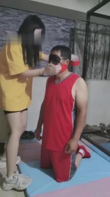 【夏夏绳缚】超强捆绑封嘴暴力虐 bf13814