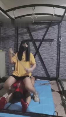 【夏夏绳缚】超强捆绑封嘴暴力虐 bf13814