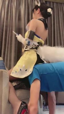 【维妮】cos可爱角色诱惑同学做狗 bf13779