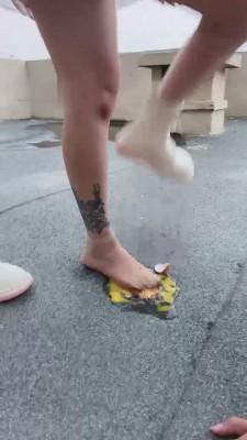 【逗逗】天台脏鞋踩踏喂食 bf13627