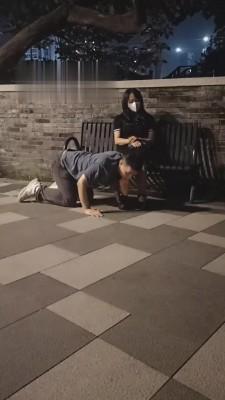 【月玖儿】看女朋友户外调绿帽狗 bf13536