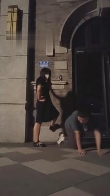 【月玖儿】看女朋友户外调绿帽狗 bf13536