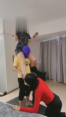 【暴力美学】情侣奴-偷情被老婆抓住 bf13407