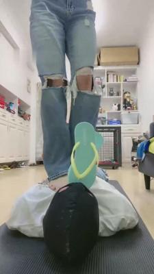 【暴力美学】学生S转胯/拖鞋抽耳光/恋足 bf13323