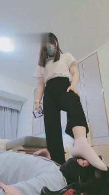 【妮蔻】AJ鞋原味袜羞辱狗奴 bf13347