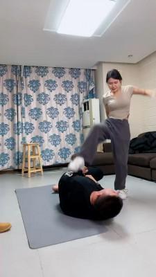 【麋鹿银儿】双素人S暴打爆踹废物狗 bf21332