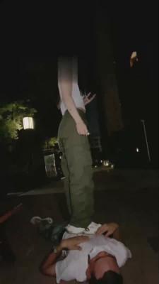 【风吟殿下】深夜户外骑马遛狗 bf17281