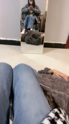 【惜沫】小白鞋白袜辱脚垫 bf21257