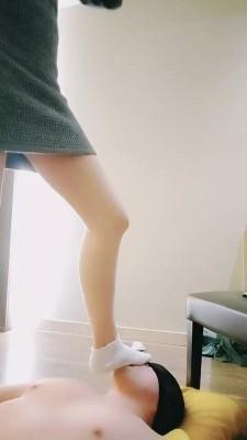 【武汉小主】长靴棉袜全体重踩踏 bf21173