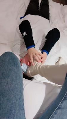 【筱七S】闻舔脏靴子黑船袜 bf21210