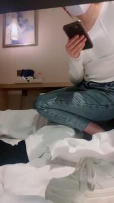 【筱七S】小白鞋黑船袜踩狗 bf21211