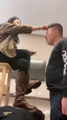 【初见】长靴御姐超暴力虐双狗 bf21313