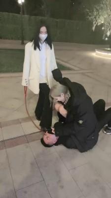 【牙乖乖】双S商业街公开遛狗【双视角版】 bf21100