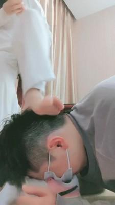 【妮蔻】夜跑后超臭原味脚辱 bf21130