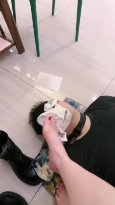 【魔芋】臭鞋臭袜臭脚辱狗 bf21090