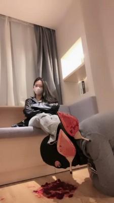 【万一】帆布鞋御姐无情羞辱 bf21016