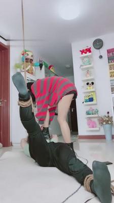 【美离子】吊绑短靴最强踢踹 bf12917