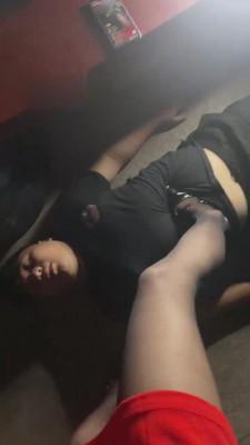 【乔妹】户外公园捆绑全体重踩踏/抽 bf13307