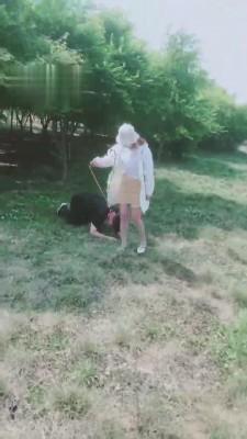 【露娜夫妻】野外遛狗 bf12862