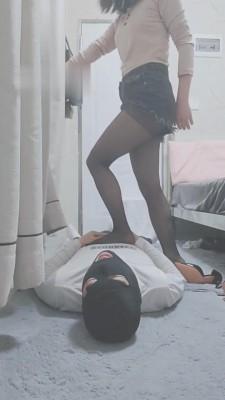 【灵竹】高跟鞋踩踏碾压 bf12835