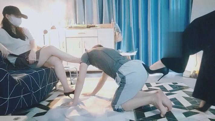 【严曦老师】带上性感素人闺蜜调狗【完整版】 bf13313