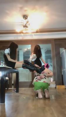 【月影儿】双S-精神小妹重度踢踹专场【双视角版】 bf13198