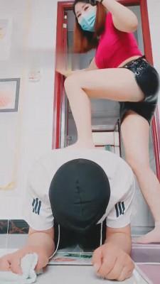 【北京恶魔妲己】家奴做不好家务的惩罚 bf12980