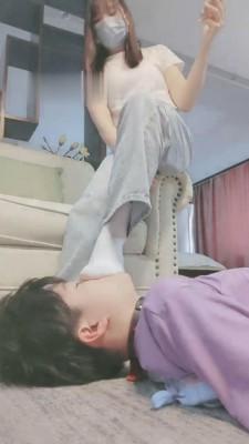 【妮蔻】原味棉袜踩踏羞辱 bf12940