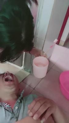 【广州蓝汐】打屁股/喝漱口水