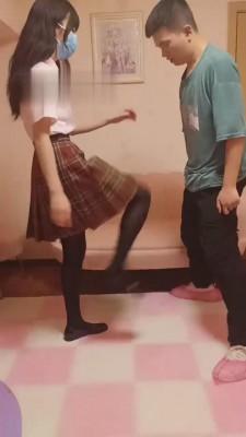 【重庆男神】女仆店JK素人调 bf13015