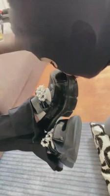 【二宝】健身女神踢踹惨虐狗 bf12823